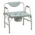 McKesson Bariatric Commode Chair – Drop Arms – 23¼" Seat – 1000 lb Capacity