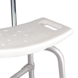 McKesson Bariatric Adjustable Bath Bench with Backrest – 20" Seat – 500 lb Capacity