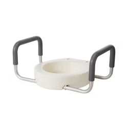 drive™ Premium Raised Toilet Seat with Removable Arms – 3½" Height – 300 lb Capacity